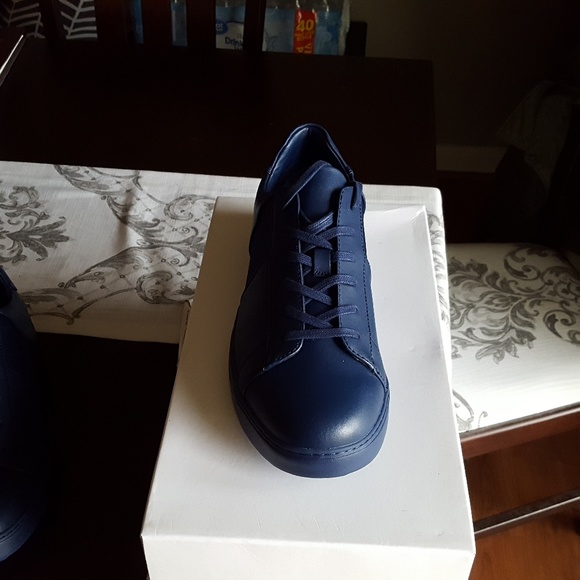 Men's Calvin Klein leather sneakers BNIB - Picture 4 of 7